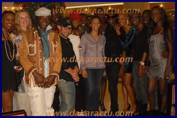 Syndjély Wade au milieu du gratin de la mode africaine.