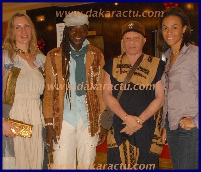 Syndjély Wade au milieu du gratin de la mode africaine.