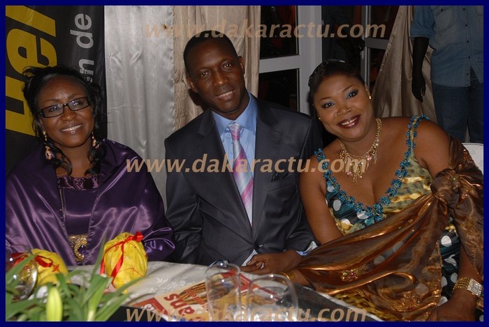 Babacar Diagne en galante compagnie. 