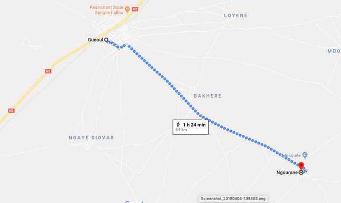 Accident  sur l'axe Guéoul -Ngourane :  Un chauffeur chute mortellement