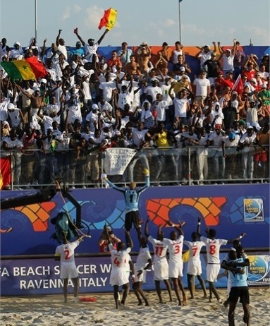 Beach soccer : le Sénégal remporte son premier match devant la Suisse