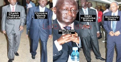 Les cinq sages du Conseil constitutionnel sur la candidature de Me Wade: « On ne se prononce pas sur la rumeur ni sous la pression. »