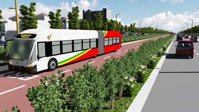 PROJET BRT À DAKAR / Vers le lancement des appels d'offres pour un projet d'un coût de 296 milliards et un démarrage du circuit prévu en décembre 2021 PROJET BRT À DAKAR / Vers le lancement des appels d'offres pour un projet d'un coût de 296 milliards et un démarrage du circuit prévu en décembre 2021