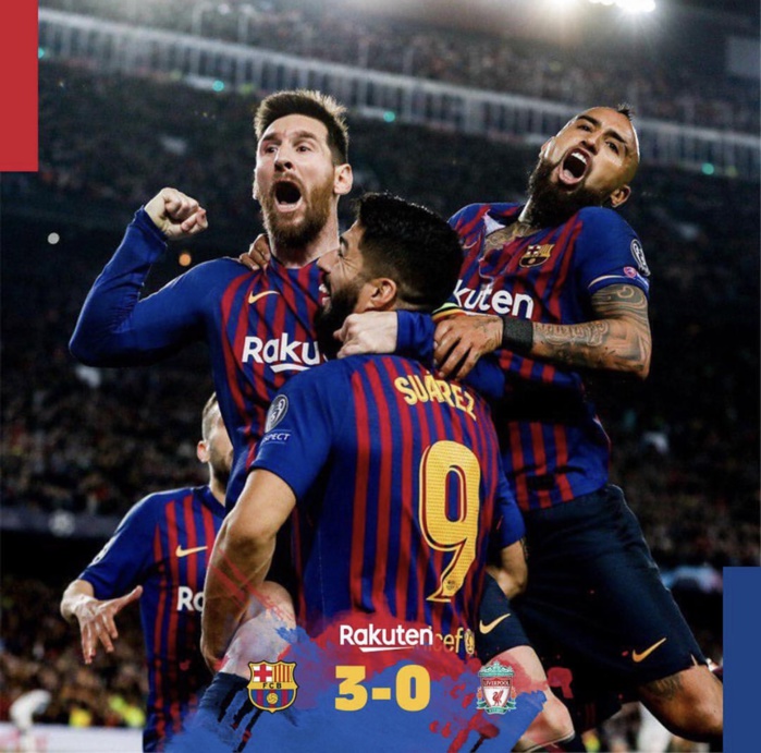 LDC / Demi-finales aller : Lionel Messi et le Barça donnent une leçon de foot à Liverpool (3-0)