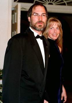Steve Jobs et son épouse Laurene en 1997