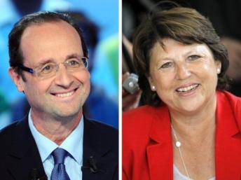 Vers un duel Hollande-Aubry pour le second tour de la primaire socialiste