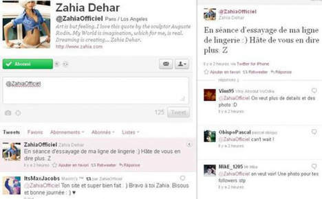 Pascal Obispo drague Zahia sur Twitter