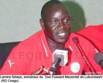 Lamine Ndiaye remporte son deuxième titre à la tête du TP Mazembe