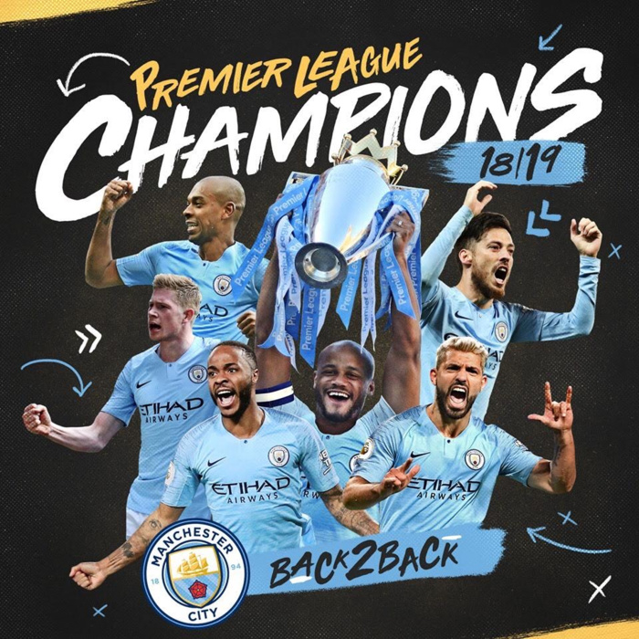 Angleterre / Premier League : Manchester City conserve son titre de champion Angleterre / Premier League : Manchester City conserve son titre de champion