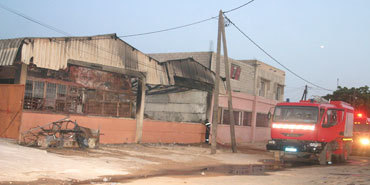 SODIDA - Incendie à la zone industrielle : Des pertes de plus de 50 millions aux établissements Kébé