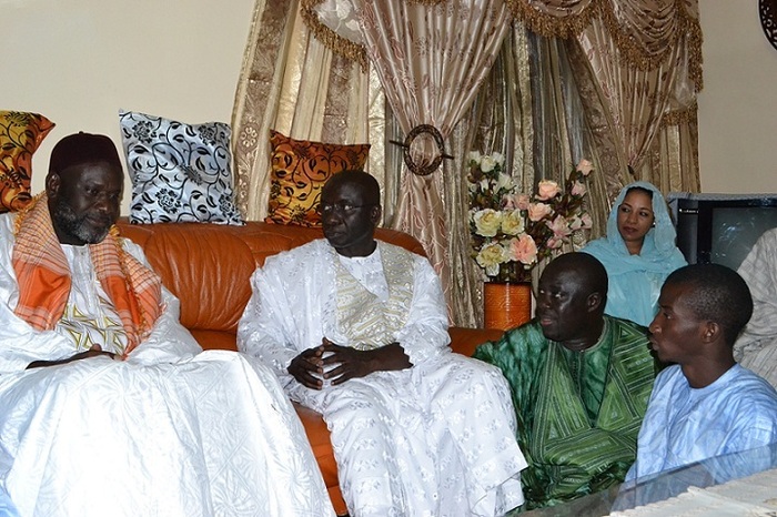 Idrissa Seck et Léna Sène à Darou Salam.  