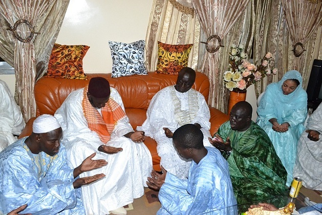 Idrissa Seck et Léna Sène à Darou Salam.  