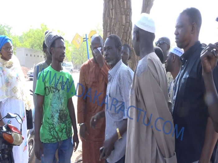Tamba : Le vigile Malick Diop inconsolable à l’inhumation de Bineta Camara