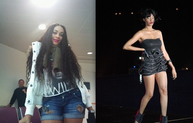 Retrouvailles pour les mannequins Adja Diallo et Adja Ndoye