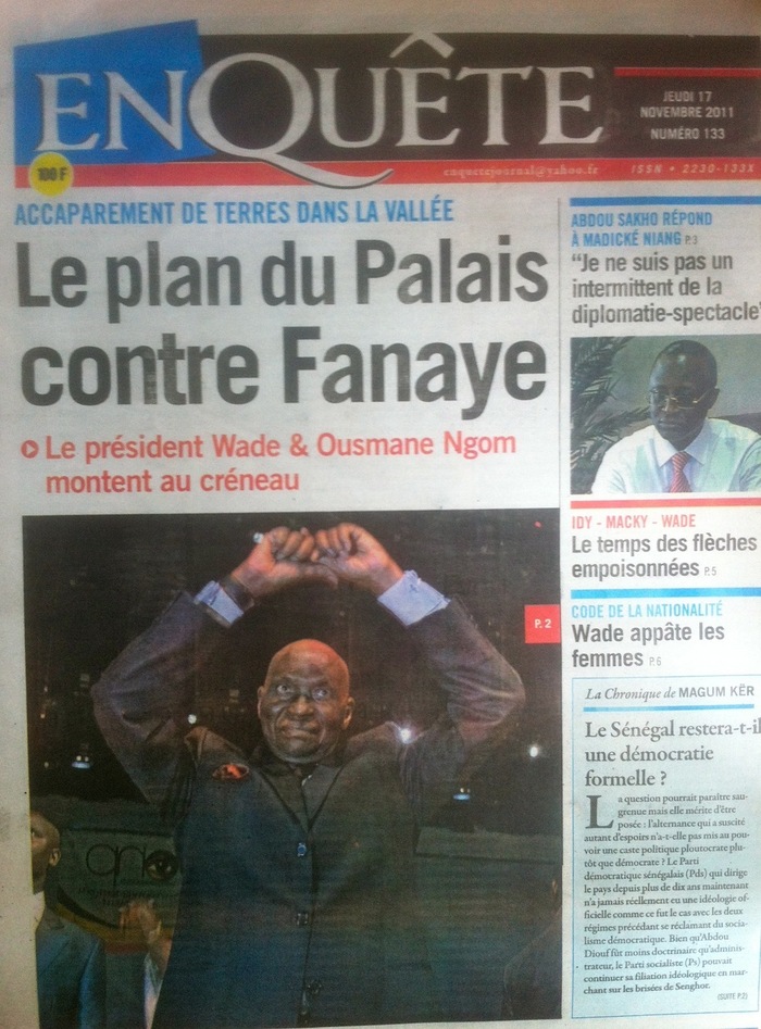 Revue de presse - Enquête: Elhadji Abdou Sakho répond à Madické Niang: "Je ne suis pas un intermittent de la place diplomatie-spectacle."