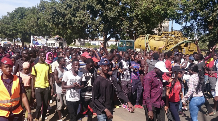 Kaolack : Les étudiants de l'UVS se sont frottés aux policiers