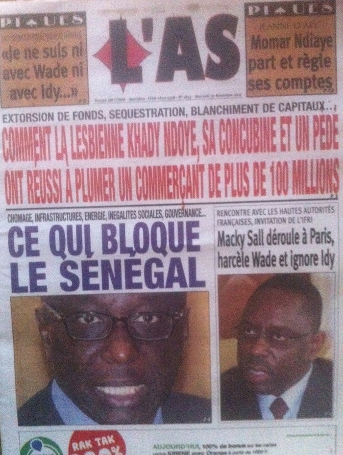 Comment la lesbienne Khady Ndoye, sa concubine et un pédé ont réussi à plumer un commerçant de plus de 100 millions