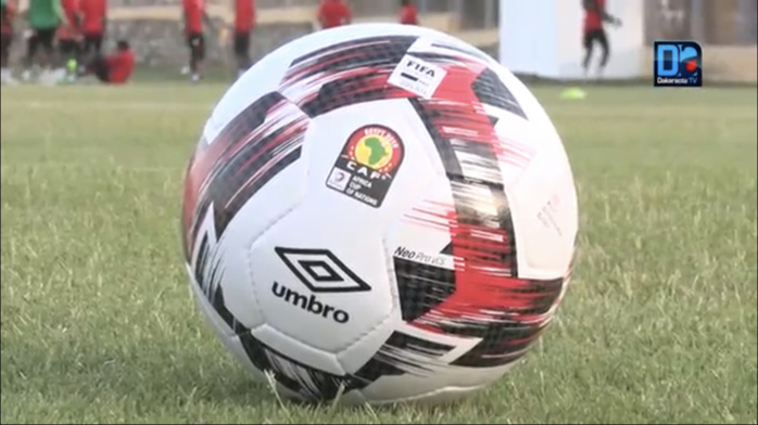 Les Lions se sont entraÃ®nÃ©s pour la premiÃ¨re fois avec le ballon officiel de la CAN 2019