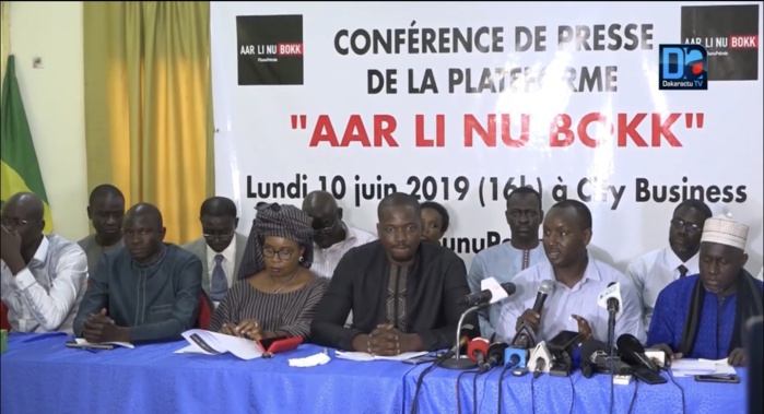 Interdiction des manifestations de l’opposition : La plateforme « AAR LI NU BOKK » demande des explications au Préfet de Dakar. Interdiction des manifestations de l’opposition : La plateforme « AAR LI NU BOKK » demande des explications au Préfet de Dakar.