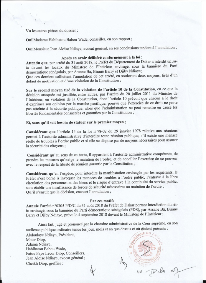 Sit in devant le ministère de l’Intérieur le 4 Septembre dernier : La Cour suprême donne finalement raison au FRN Sit in devant le ministère de l’Intérieur le 4 Septembre dernier : La Cour suprême donne finalement raison au FRN