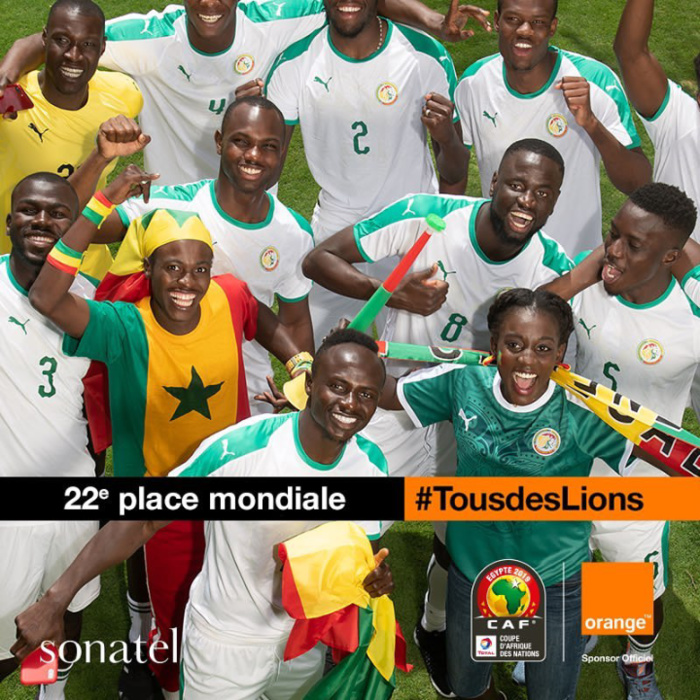 CAN 2019 : Orange supporter N°1 des "Lions" du Sénégal, accompagne les Fans en Égypte !