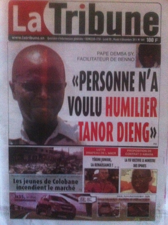 Pape Demba Sy: «Personne n'a voulu humilier Tanor Dieng.»