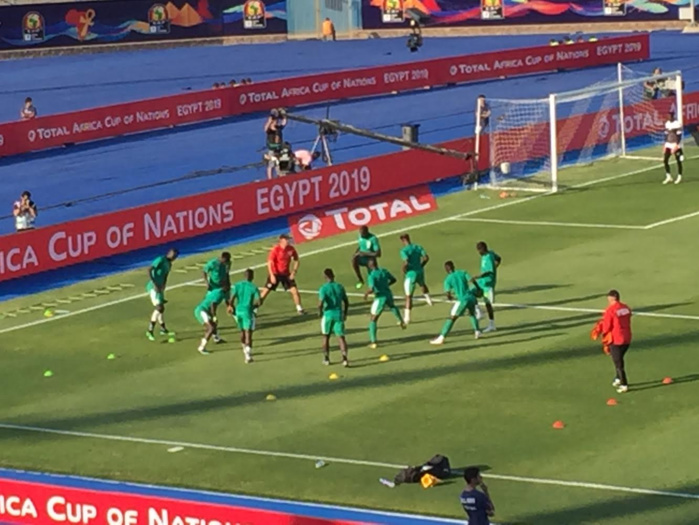 Échauffement : Les Lions sous la chaleur cairote Échauffement : Les Lions sous la chaleur cairote