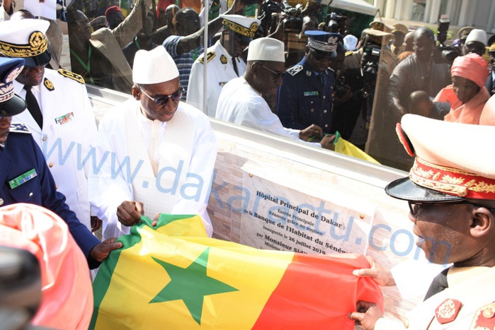Les images de la cérémonie d'inauguration d'infrastructures et d'équipements à l'hôpital principal de Dakar