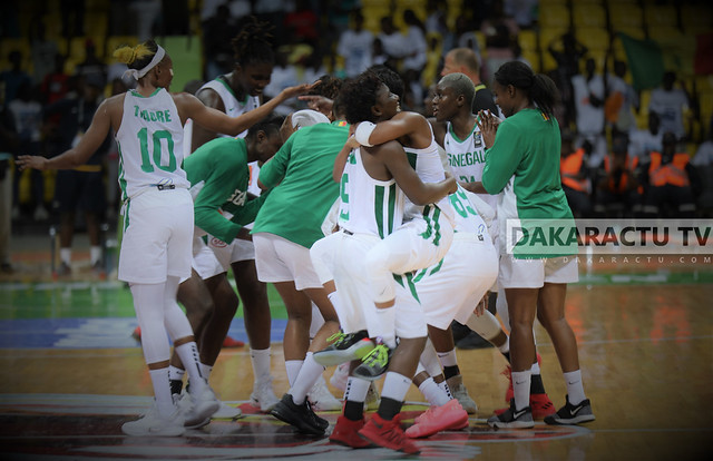 Afrobasket féminin 2019 - 1/4 finale : Les images du match Sénégal vs Angola 