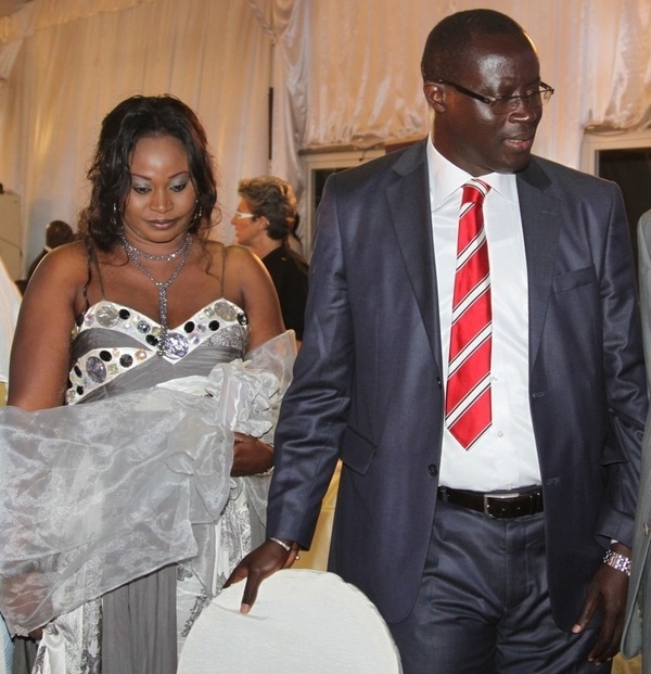 Photo : Me Augustin Senghor, patron de la fédé, et sa femme...