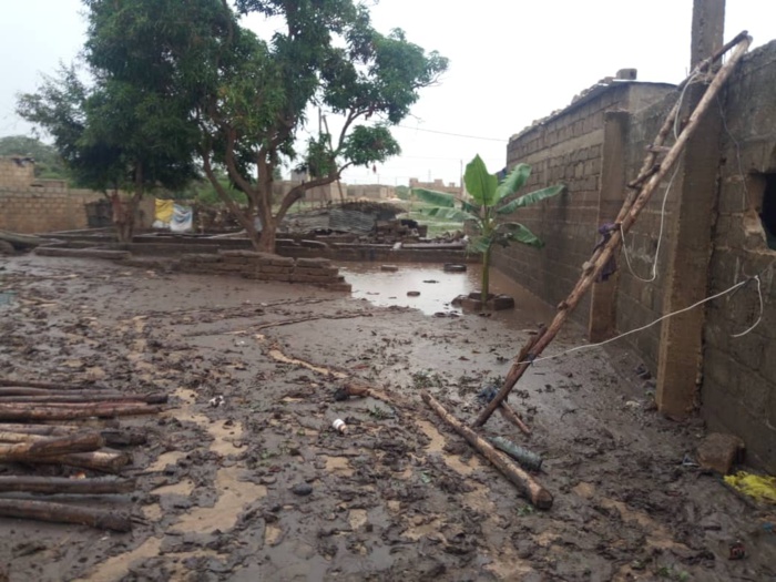 Fortes précipitions sur Dakar et environs : Deux morts à Bambilor et des maisons emportées par des eaux. (Images)