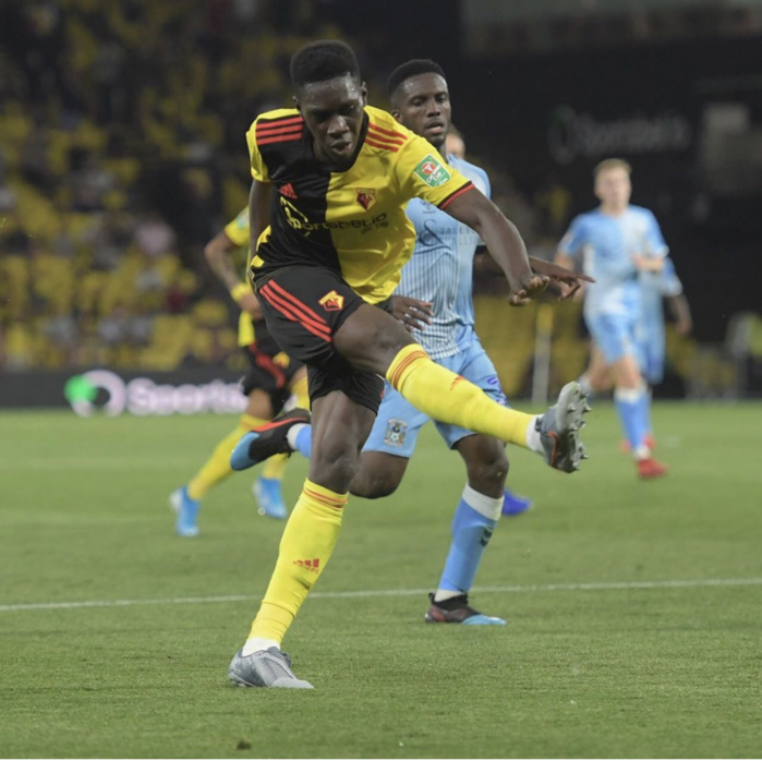 League Cup : Ismaïla Sarr marque son premier but avec Watford face à Coventry City (3-0)