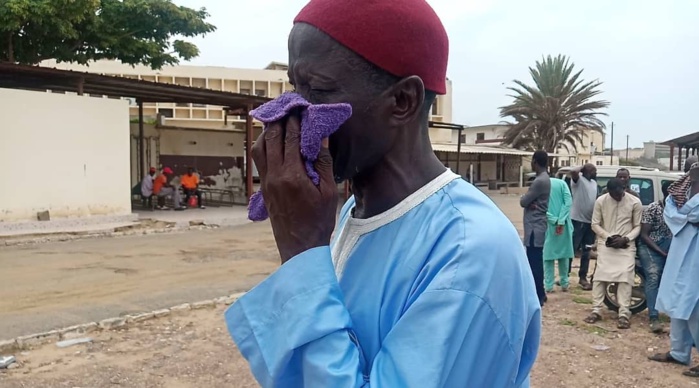 Mort de 2 détenus de Rebeuss : Les chaudes larmes de Moussa Ndiaye, le père d’une des victimes à la morgue