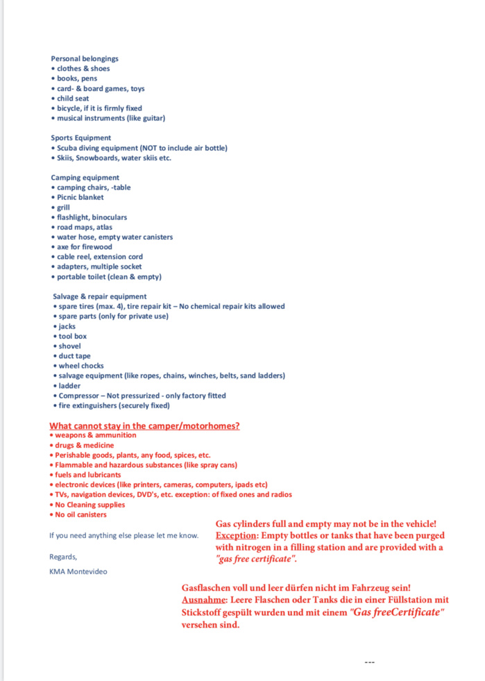 Contrôle des marchandises transportées par ses navires : Quand Grimaldi Lines viole ses propres règlements ! (DOCUMENT) Contrôle des marchandises transportées par ses navires : Quand Grimaldi Lines viole ses propres règlements ! (DOCUMENT)