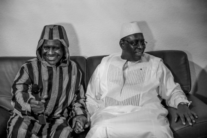 Condoléances : Arrivée du président Macky Sall chez Cheikh Modou Kara.