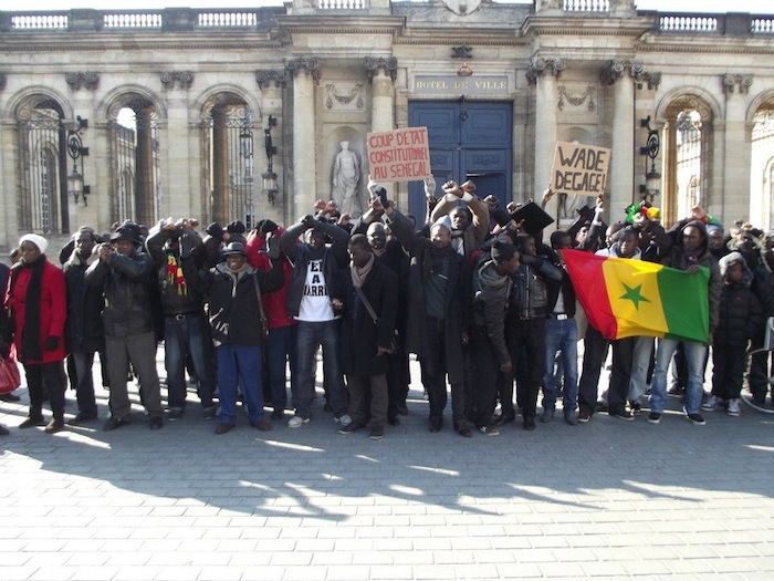 Manifestation des Sénégalais à Bordeaux
