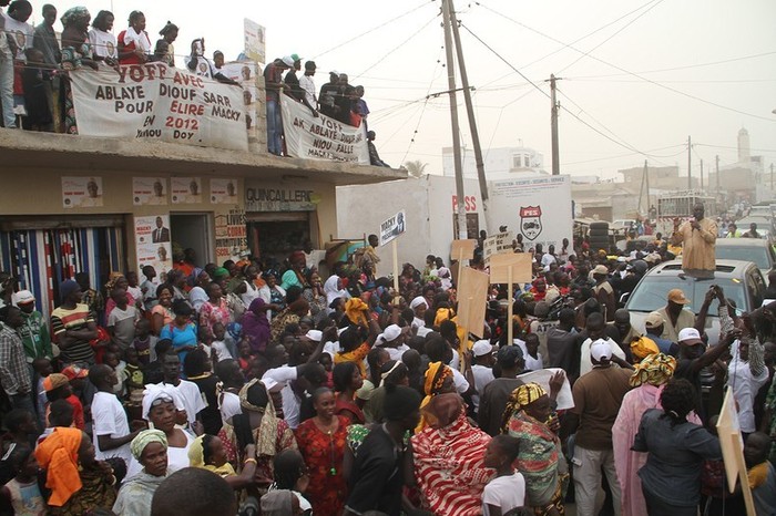 Images de la caravane de Macky Sall à Ouakam, Ngor et Yoff
