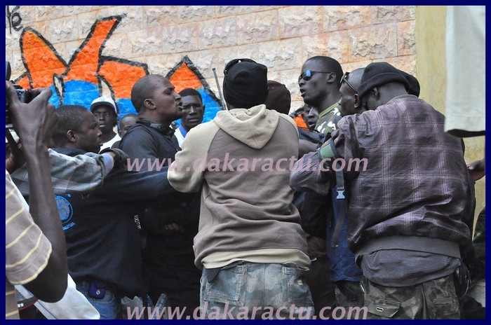 Images bagarre entre les gardes du corps d'Idrissa Seck et ceux d'Ibrahima Fall