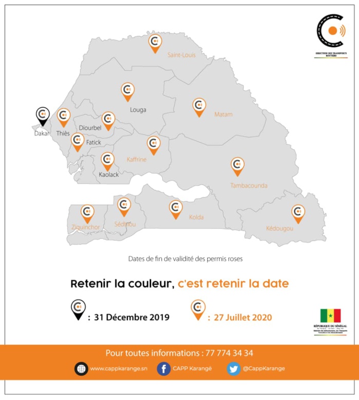 Transports : La date limite de remplacement du permis est le 31 Décembre 2019. Transports : La date limite de remplacement du permis est le 31 Décembre 2019.