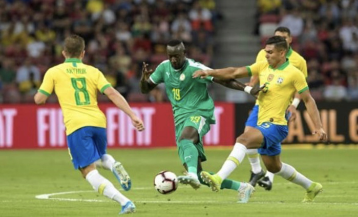 Amical : 1-1 à la mi-temps entre Brésil et Sénégal