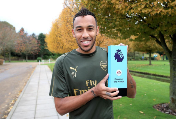 Premier League : Le « Gunner » Pierre-Emerick Aubameyang désigné joueur du mois de septembre
