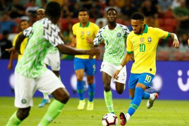 Amical : Le Nigeria accroche un Brésil rapidement privé de Neymar