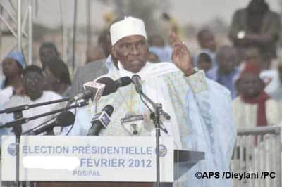 Dernière minute: Abdoulaye Wade promet à Kaolack de réhabiliter le port et de moderniser le marché central