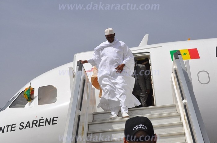 Revivez en images l'atterrissage de la Pointe de Sarène sur la piste de l'aéroport Blaise Diagne de Diass