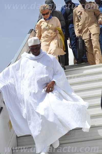 Revivez en images l'atterrissage de la Pointe de Sarène sur la piste de l'aéroport Blaise Diagne de Diass