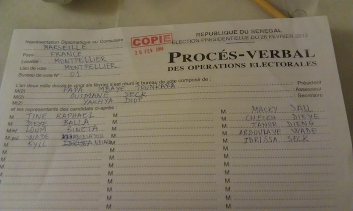 Résultats Bureau de vote Montpellier