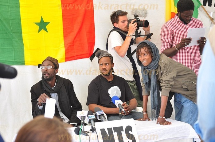 Regardez les images de la conférence de presse de "Y en a marre"