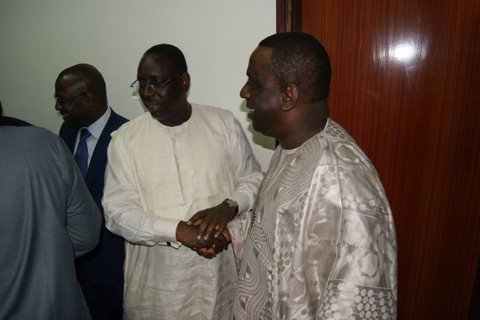 Regardez les images de la rencontre entre Macky Sall et Cheikh Tidiane Gadio
