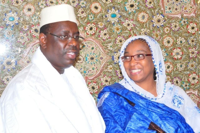 Macky Sall en compagnie de la soeur de Mahmoud Saleh !