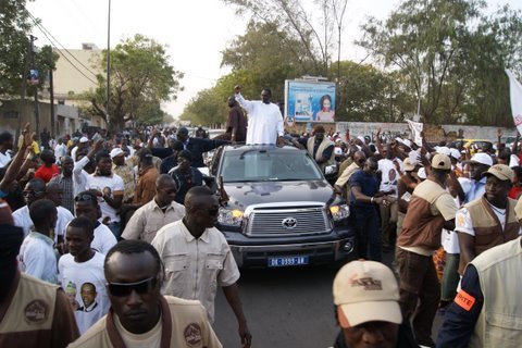 Les images de l'arrivée de Macky Sall au rassemblement d'hier du M23 à la Place de l'Obélisque